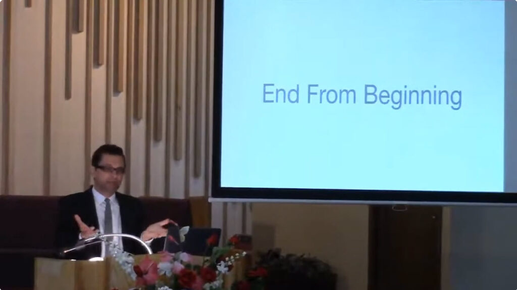 True Tabernacle Series – End From Beginning # 3