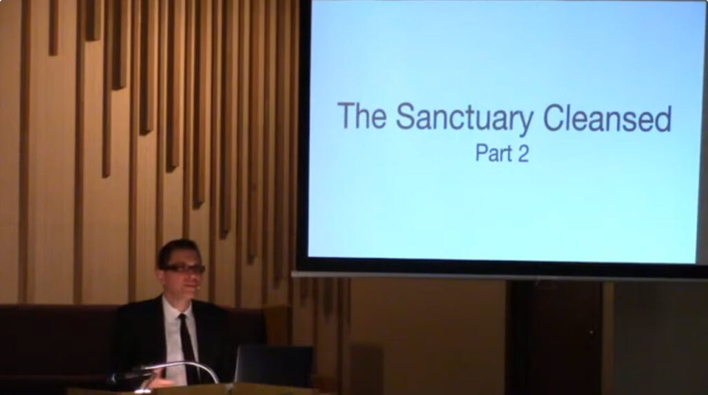 Bible Study Series – 15. The Sanctuary Cleansed – Part 2